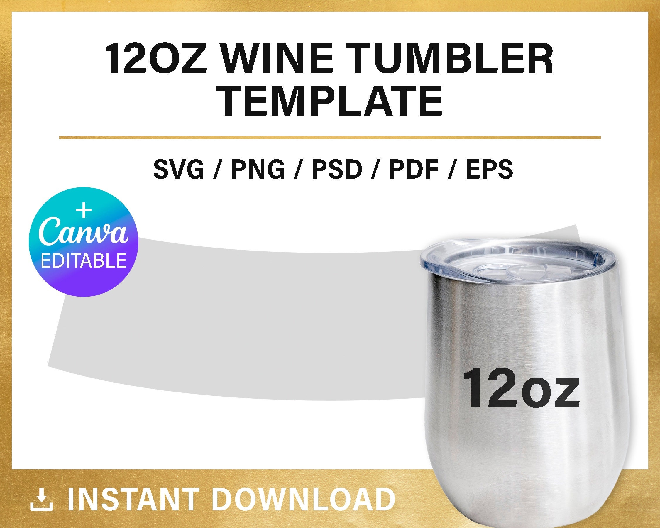 Sublimation Straight Wine Tumbler Diy Blank Egg Shaped Wine - Temu