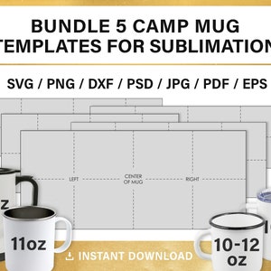 15oz Camp Mug with Slide Lid - 2 Pack Bundle