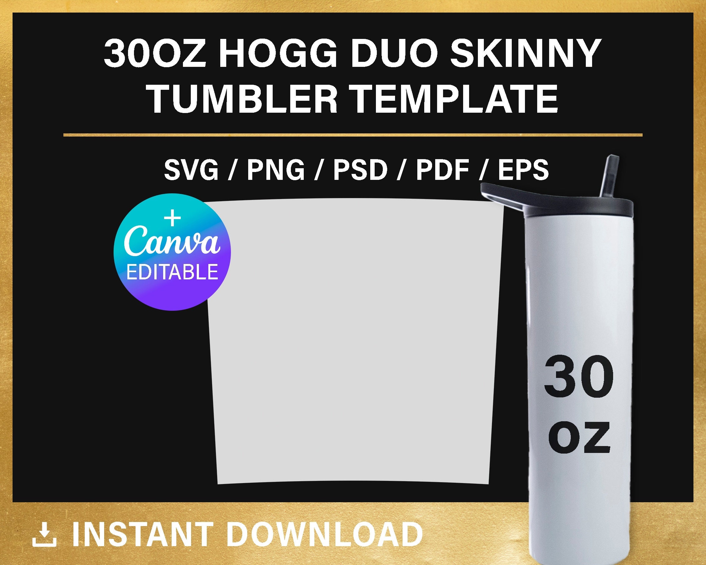 Hogg Plus Duo 15oz Tumbler Template, Hogg Skinny Duo Plus Svg for tumbler  Hogg 15 oz sublimation Template Hogg 15oz Sublimation Tumbler Docx