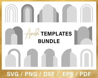 BIG BUNDLE, arch shaker, Boho Chiara Arch SVG blank template, svg, png, Laser cutting, instant download