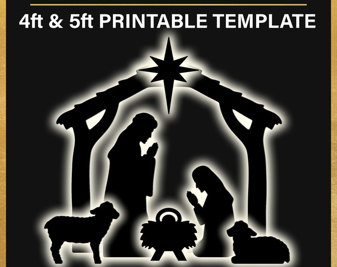 Christmas in Bethlehem Nativity Scene Projector for Outdoor Lighting by