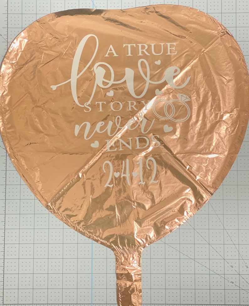 Custom Balloon Birthday Party Favors Anniversary Wedding Rose Gold Party Favors Celebrate