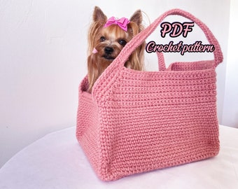 Dog&Cat Carrier Bag crochet pattern - PDF File