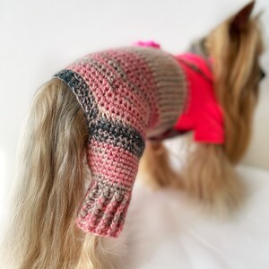 crochet dog clothes sweater pattern