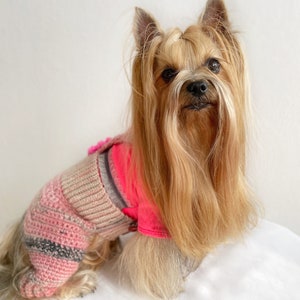 crochet dog clothes sweater pattern