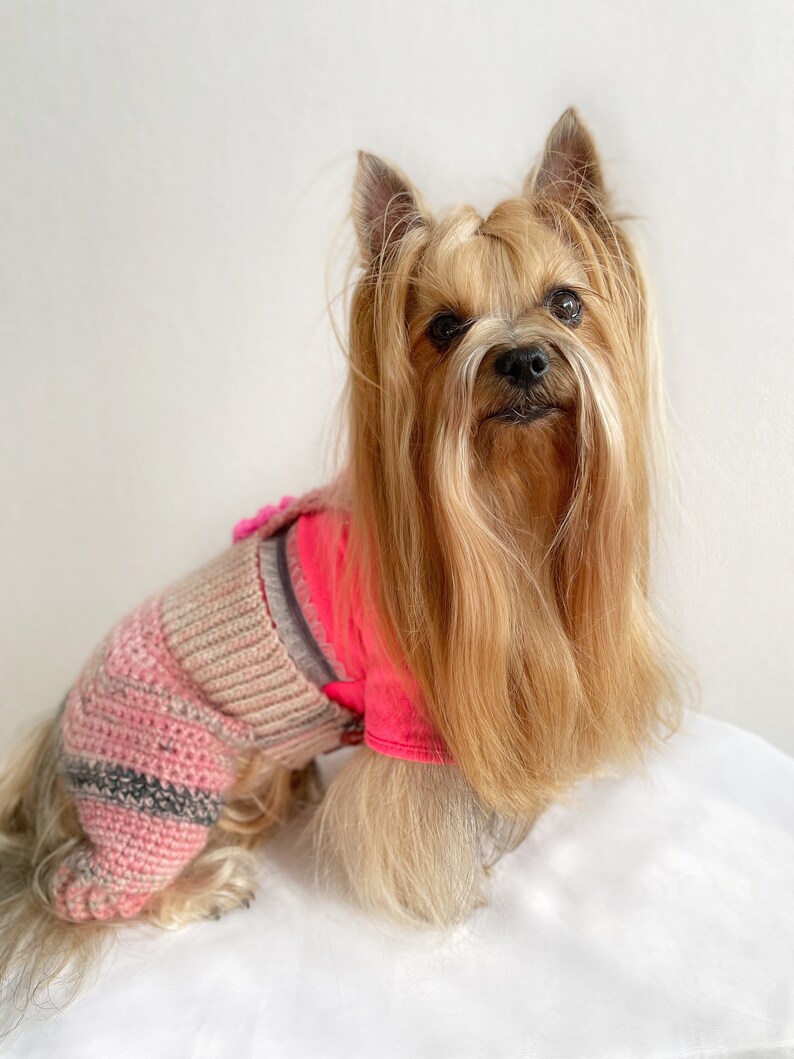 crochet dog clothes sweater pattern
