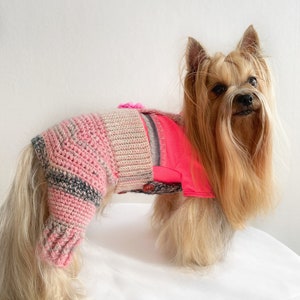 crochet dog clothes sweater pattern