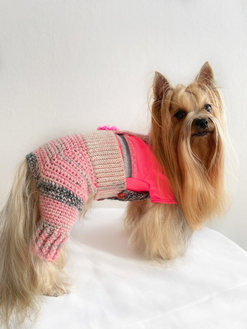 crochet dog clothes sweater pattern