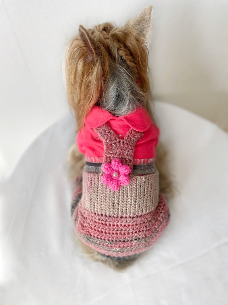 crochet dog clothes sweater pattern