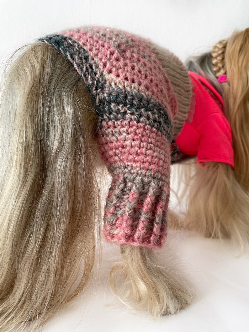 crochet dog clothes sweater pattern