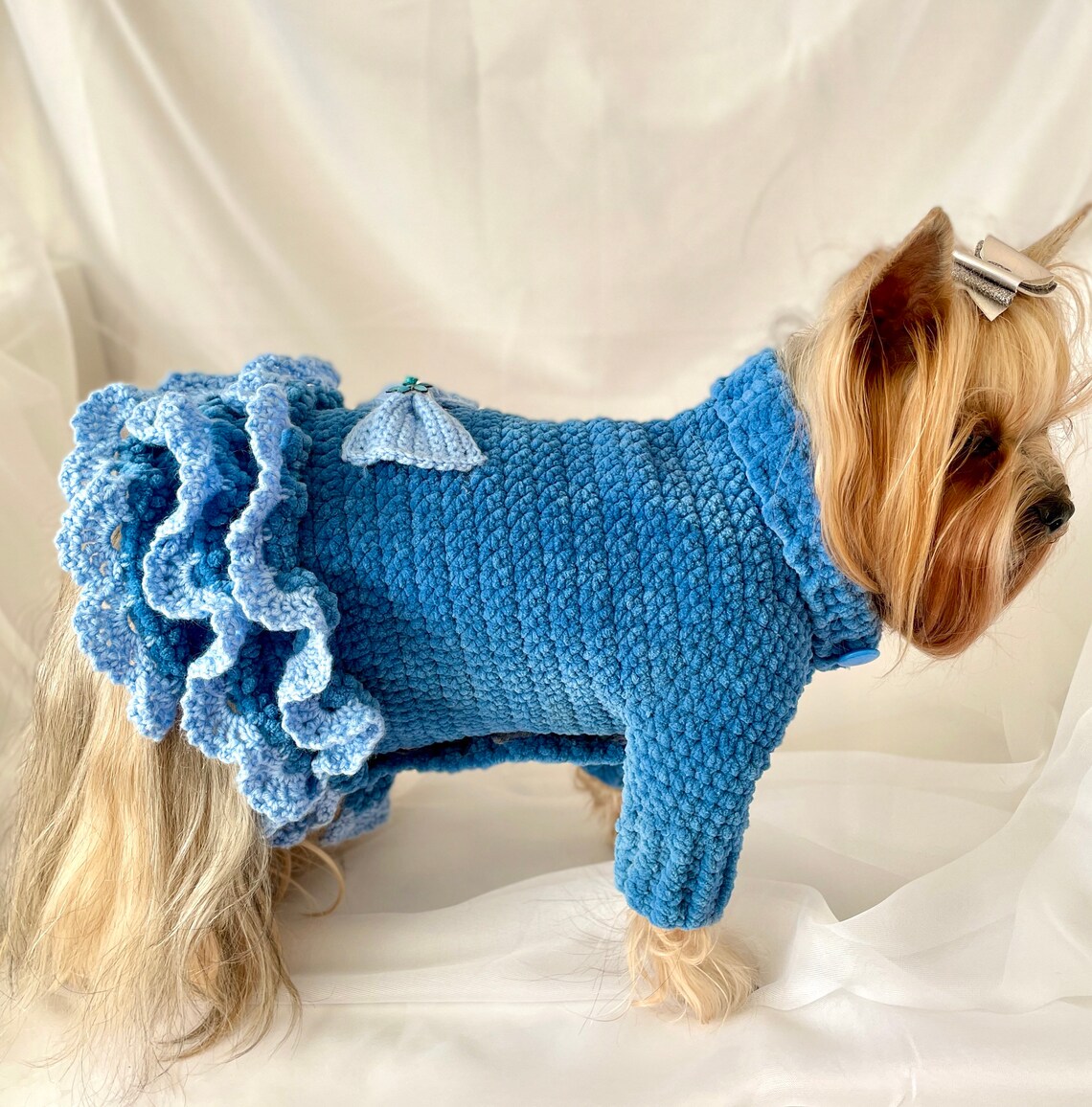 Adorable Dog Coat Crochet Pattern Small Breeds Clothes Dog Etsy