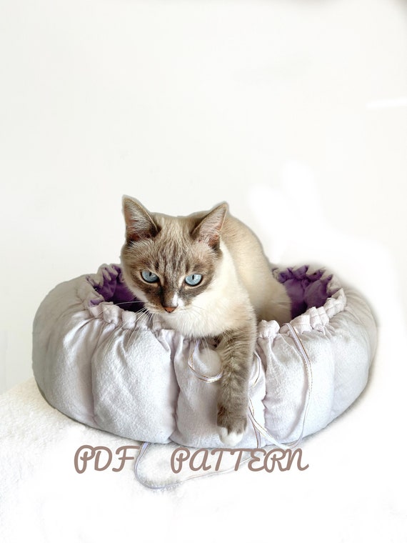 2-in-1 Pet Bed Sewing Pattern: DIY Dog & Cat Mat (PDF File)