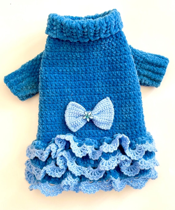 Crochet Dog Dress Pattern for Small Dogs DIY Pet Clothes Crochet Pattern for Yorkie, Shih Tzu, Pomeranian Dog Sweater Pattern PDF File - Etsy Crochet Dog Dress Pattern for Small Dogs DIY Pet Clothes Crochet Pattern for Yorkie, Shih Tzu, Pomeranian Dog Sweater Pattern PDF File - Etsy
