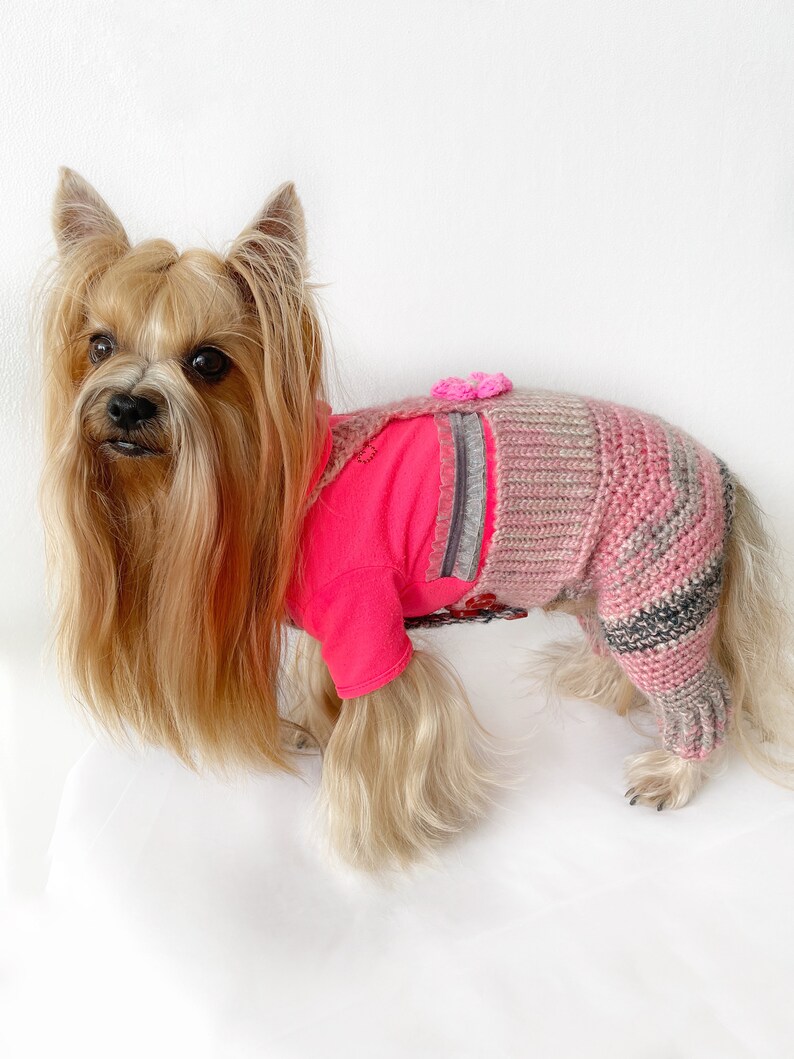 crochet dog clothes sweater pattern