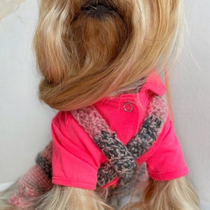 crochet dog clothes sweater pattern