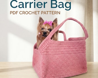 Dog&Cat Carrier Bag crochet pattern - PDF File