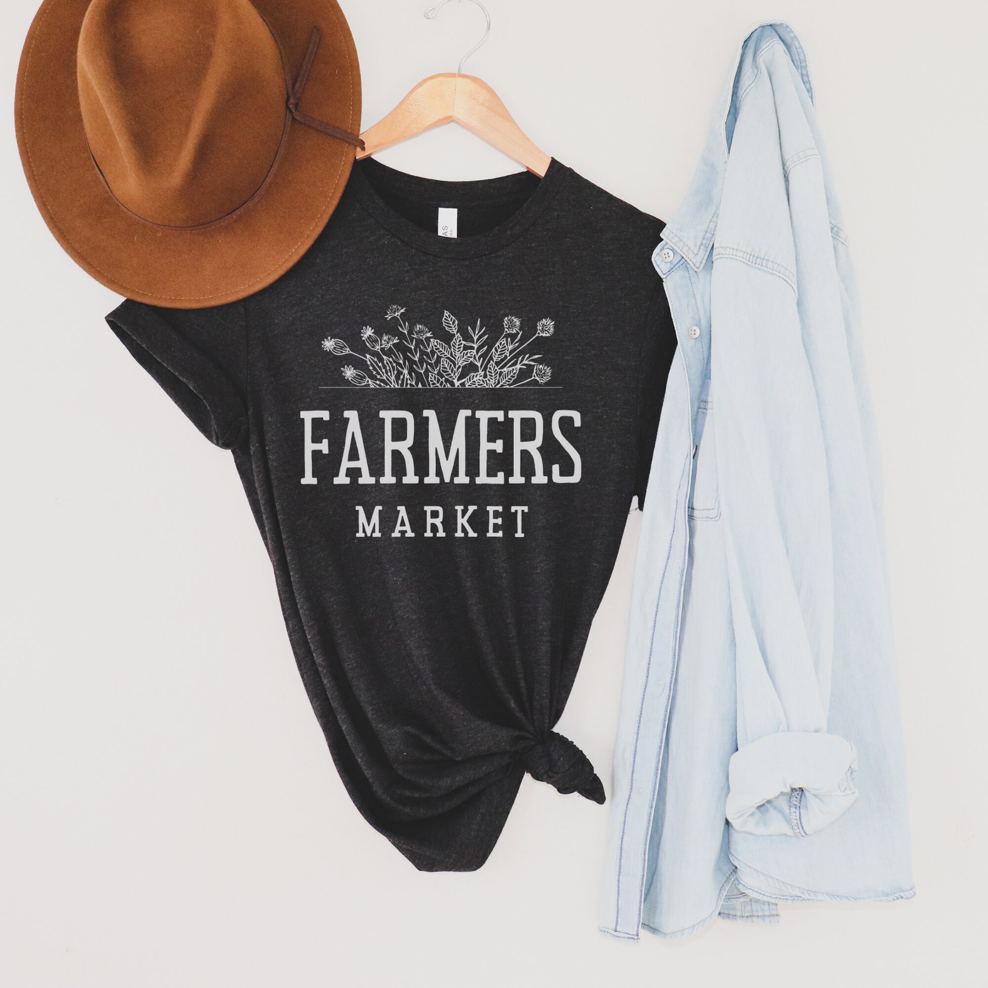 Farmers Market Shirt Farmers Market Tee Support Your Local Etsy