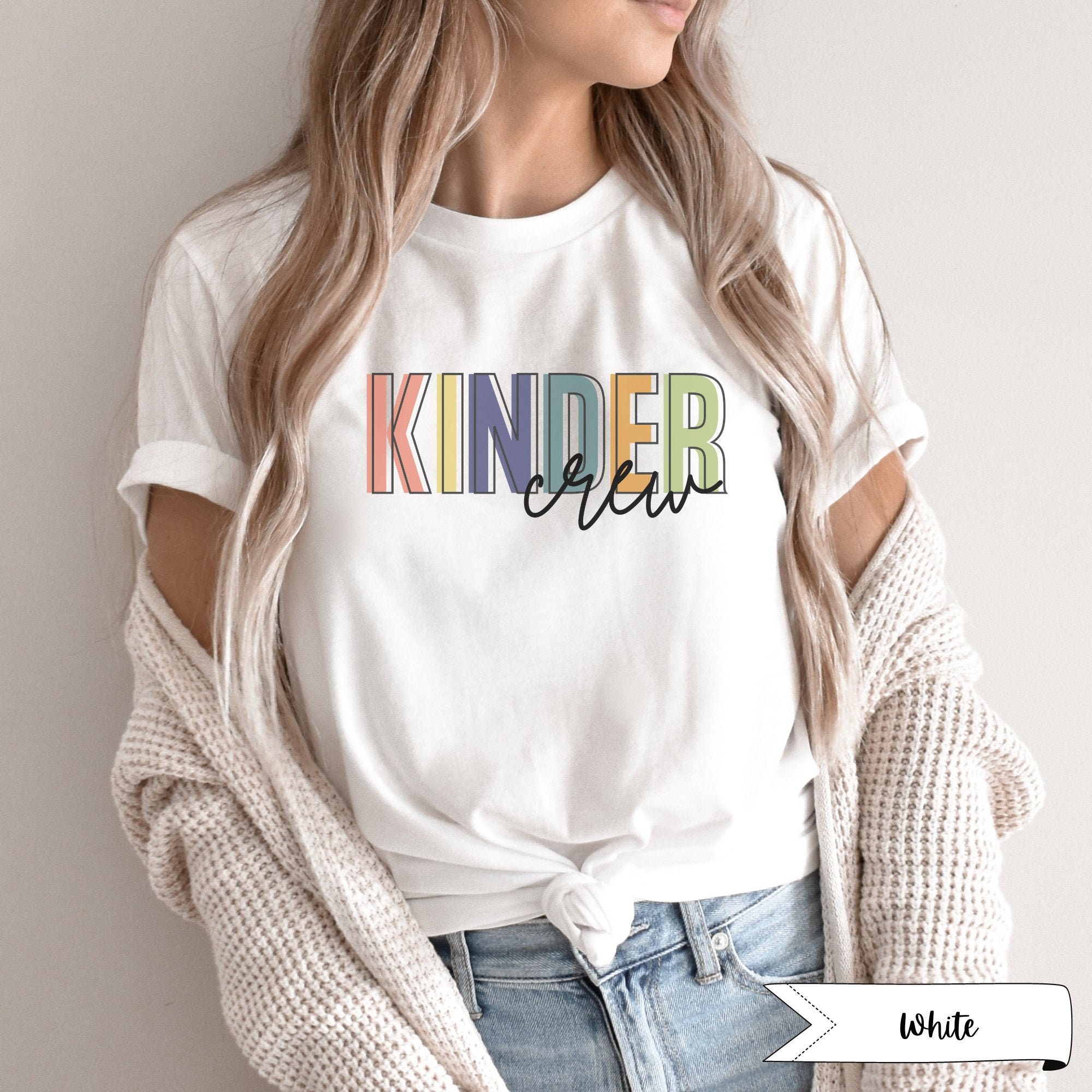 Kindergarten Crew Shirt, Kindergarten Teacher Shirt, Kindergarten Cre…