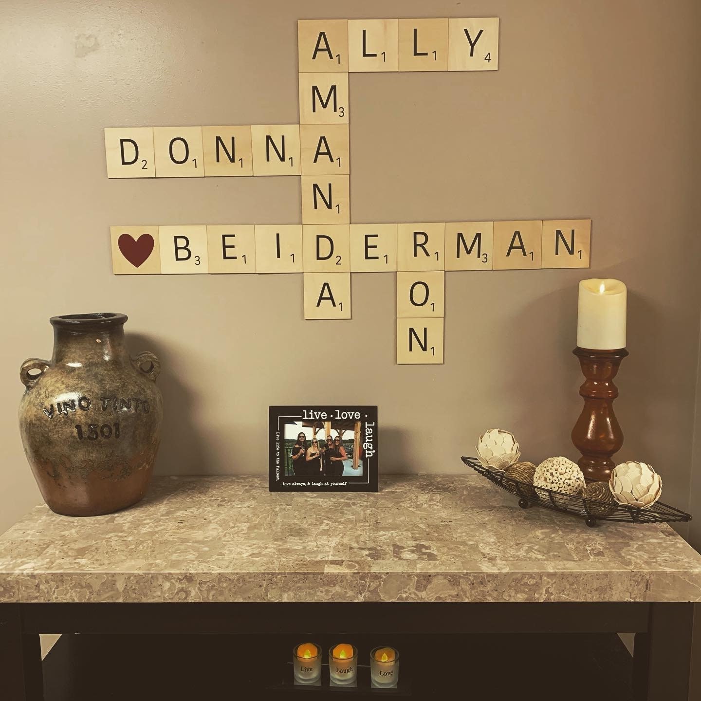 Family Scrabble Wall Art Etsy Canada