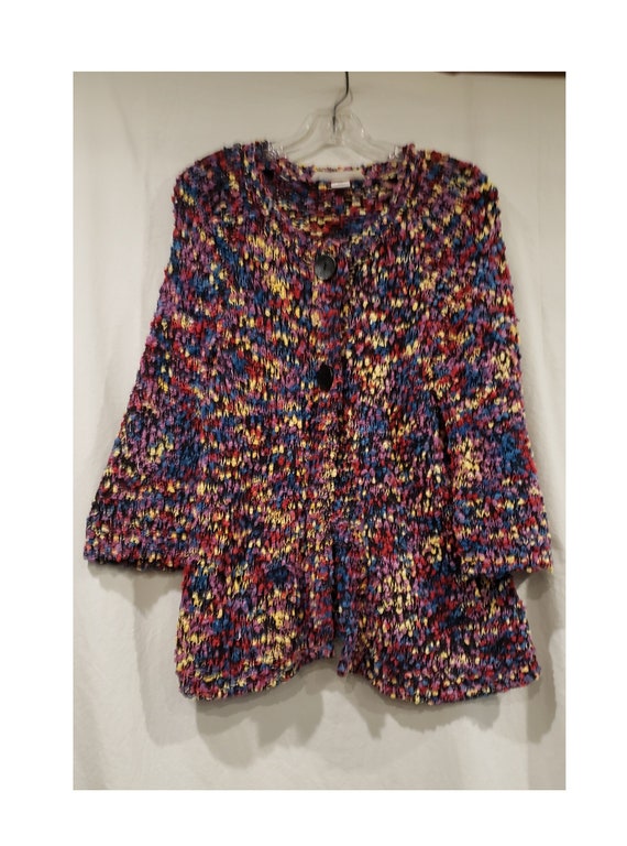 Jillian Nicole colorful cardigan