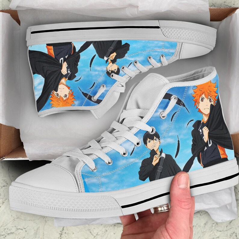 Haikyuu Custom Hightop Anime Custom Shoes Hinata | Etsy