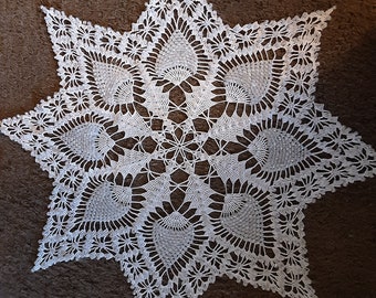Crocheted Beaded Doily