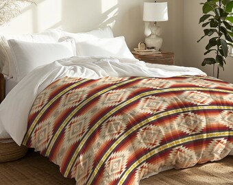 Multicolor Navajo Southwestern Bedding Duvet Cover