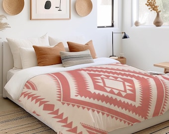 Southwest Geometric Vintage Colors Duvet Cover