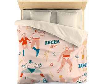 Mexican Wrestling Duvet Cover - Funny and Playful Duvets