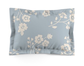 Floral Pattern In Folk Style With Wildflowers Pillow Sham