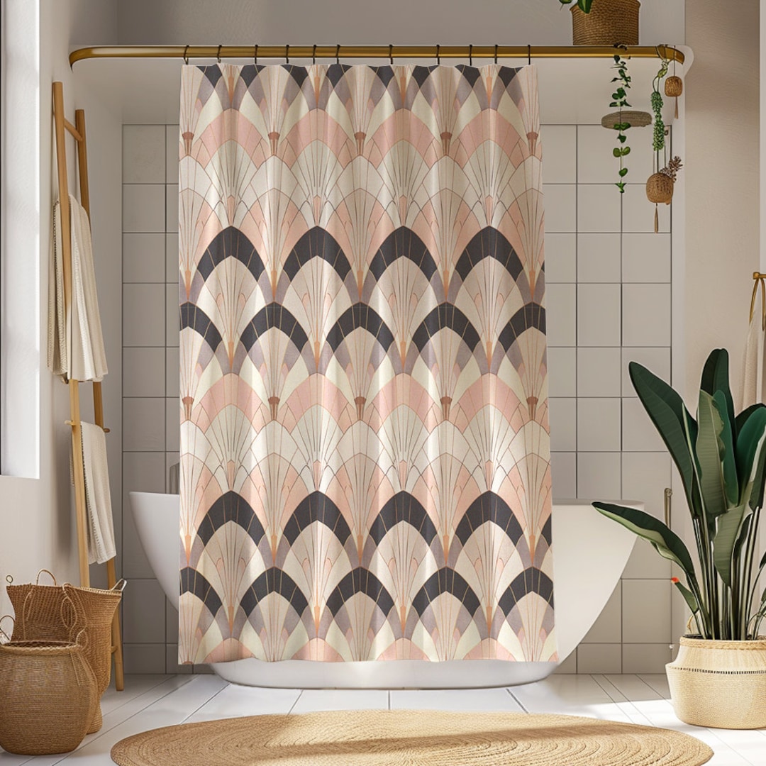 Inspiring Blush Shower Curtain Pictures