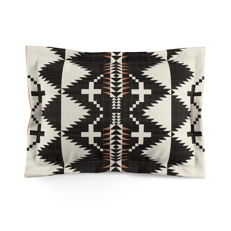 Aztec pillow shams