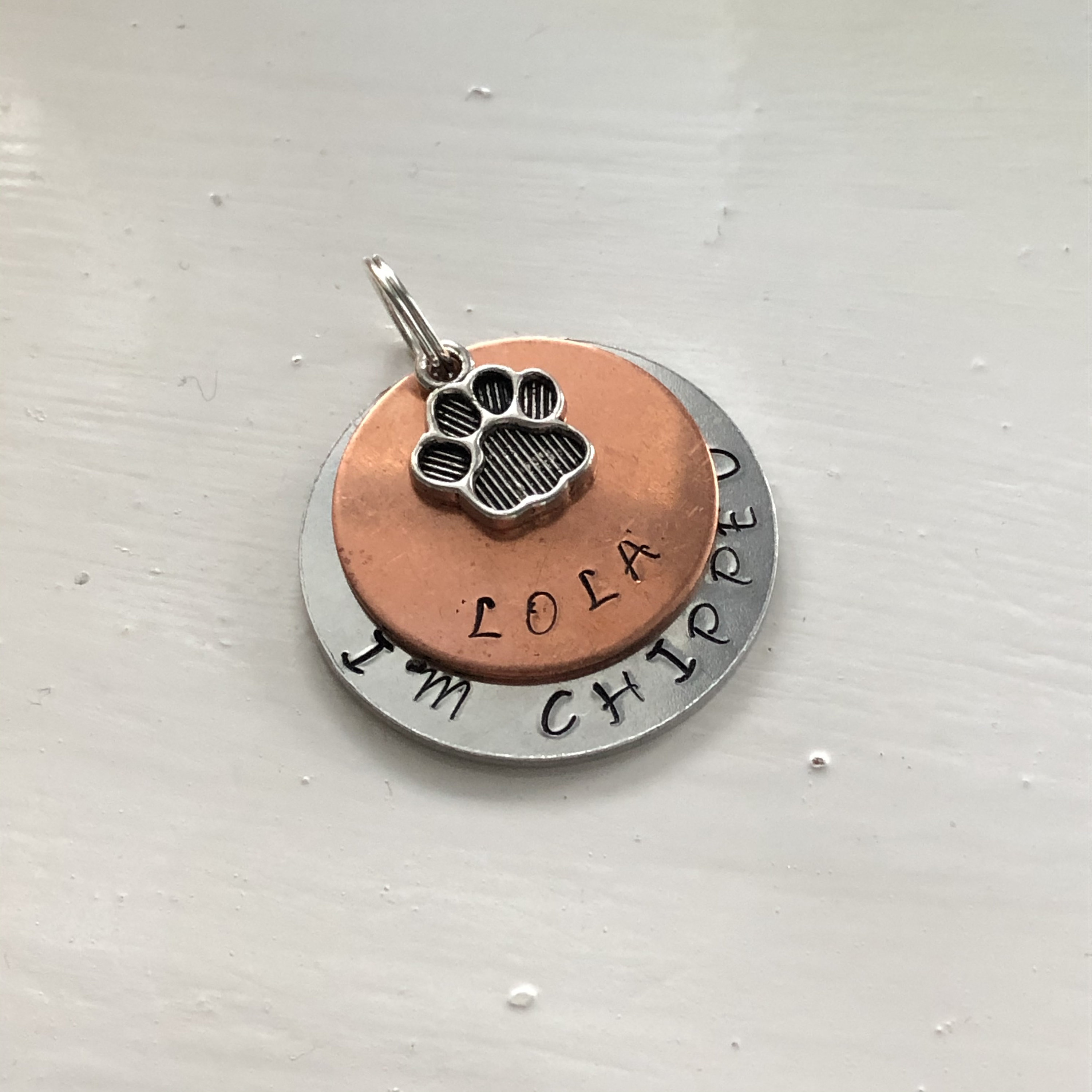 I'm Chipped Dog ID Tag Etsy