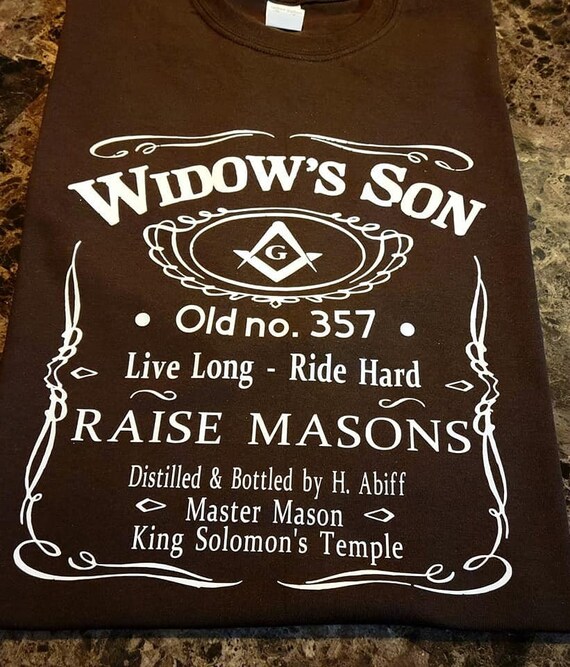 Widows Son Masonic T-Shirt Widows Son Masonic T-Shirt