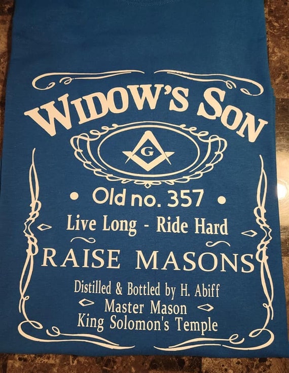 Widows Son Masonic T-Shirt Widows Son Masonic T-Shirt
