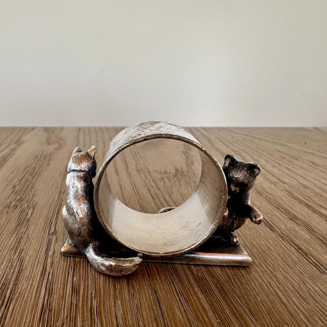 1436 Silver Plated Reed & Barton Napkin Ring Engraved josie With Two ...