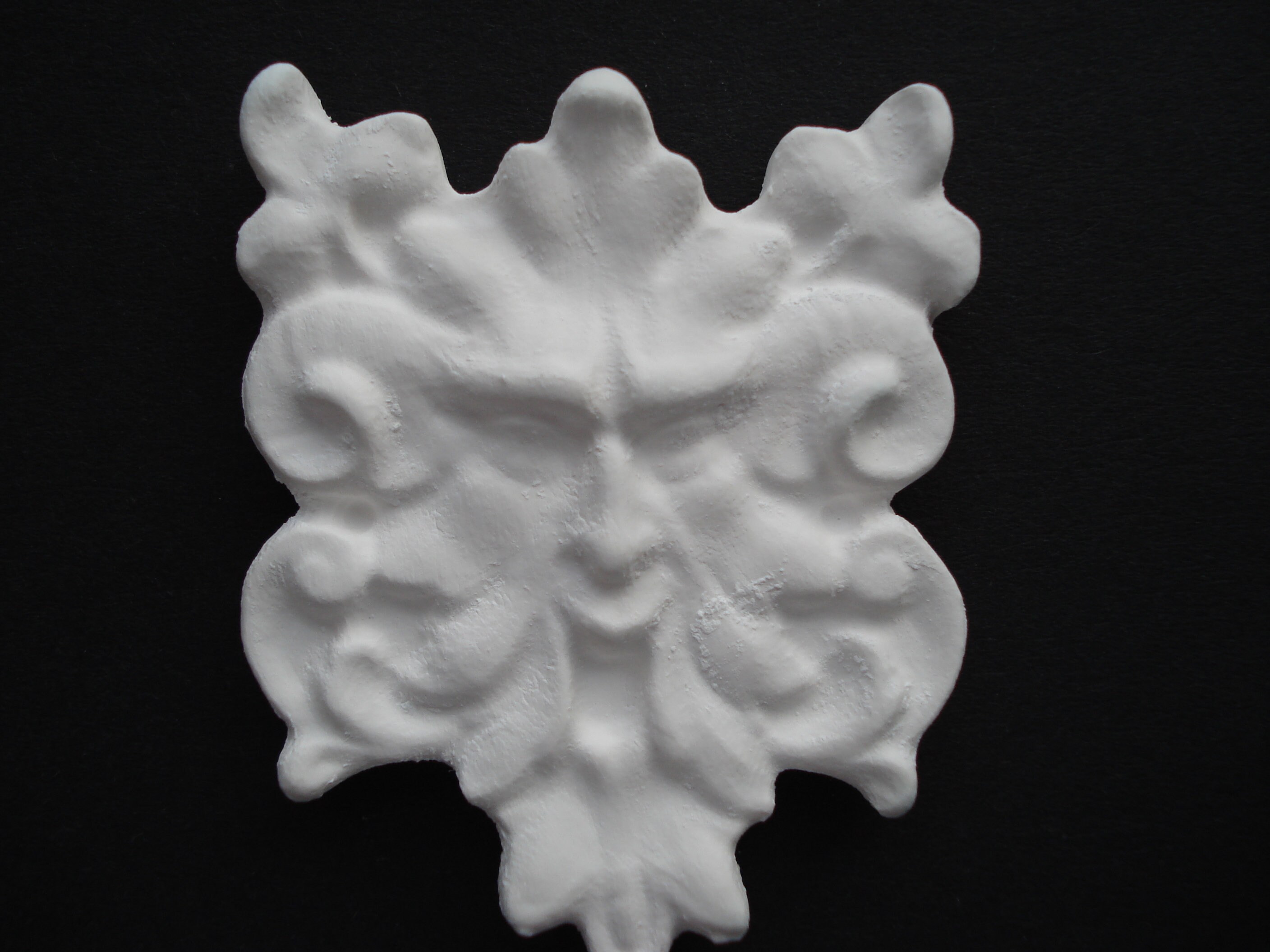 Plaster ornaments x 5 items Etsy