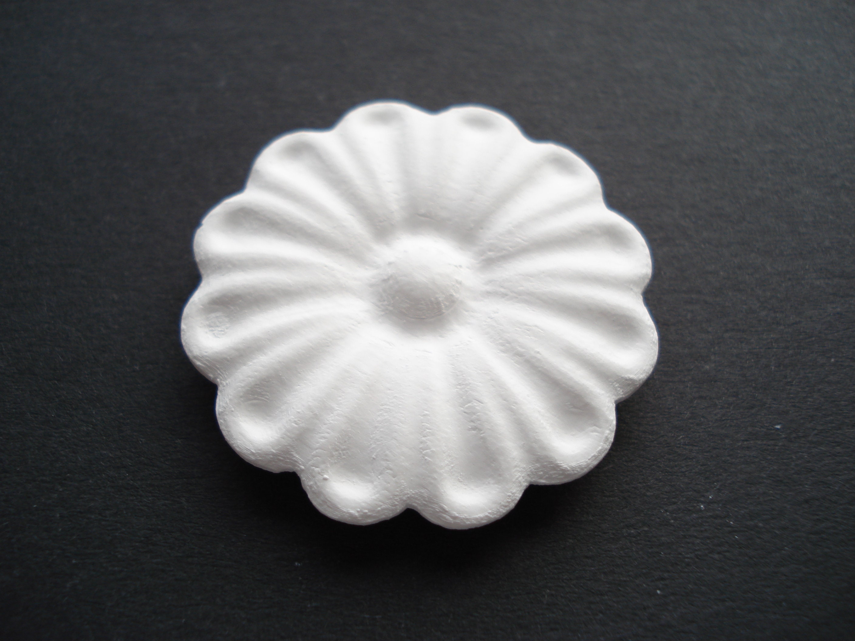 Plaster ornaments x 5 items Etsy