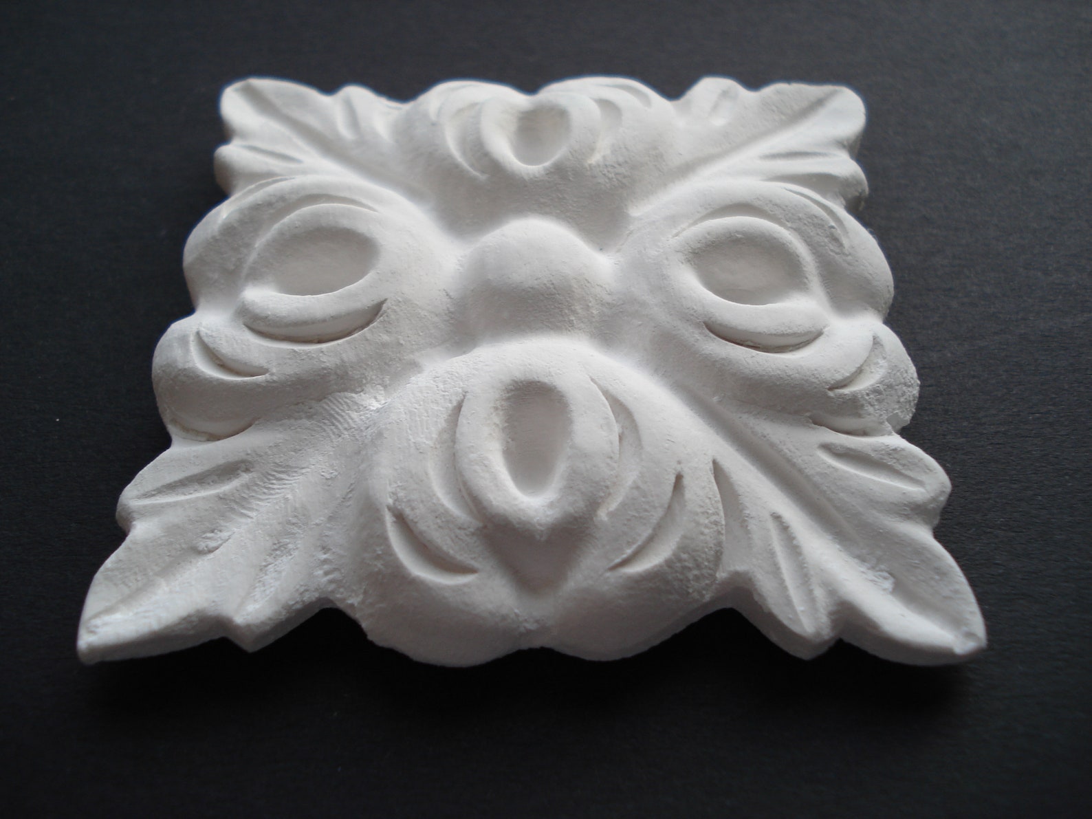 Plaster ornaments x 5 items Etsy