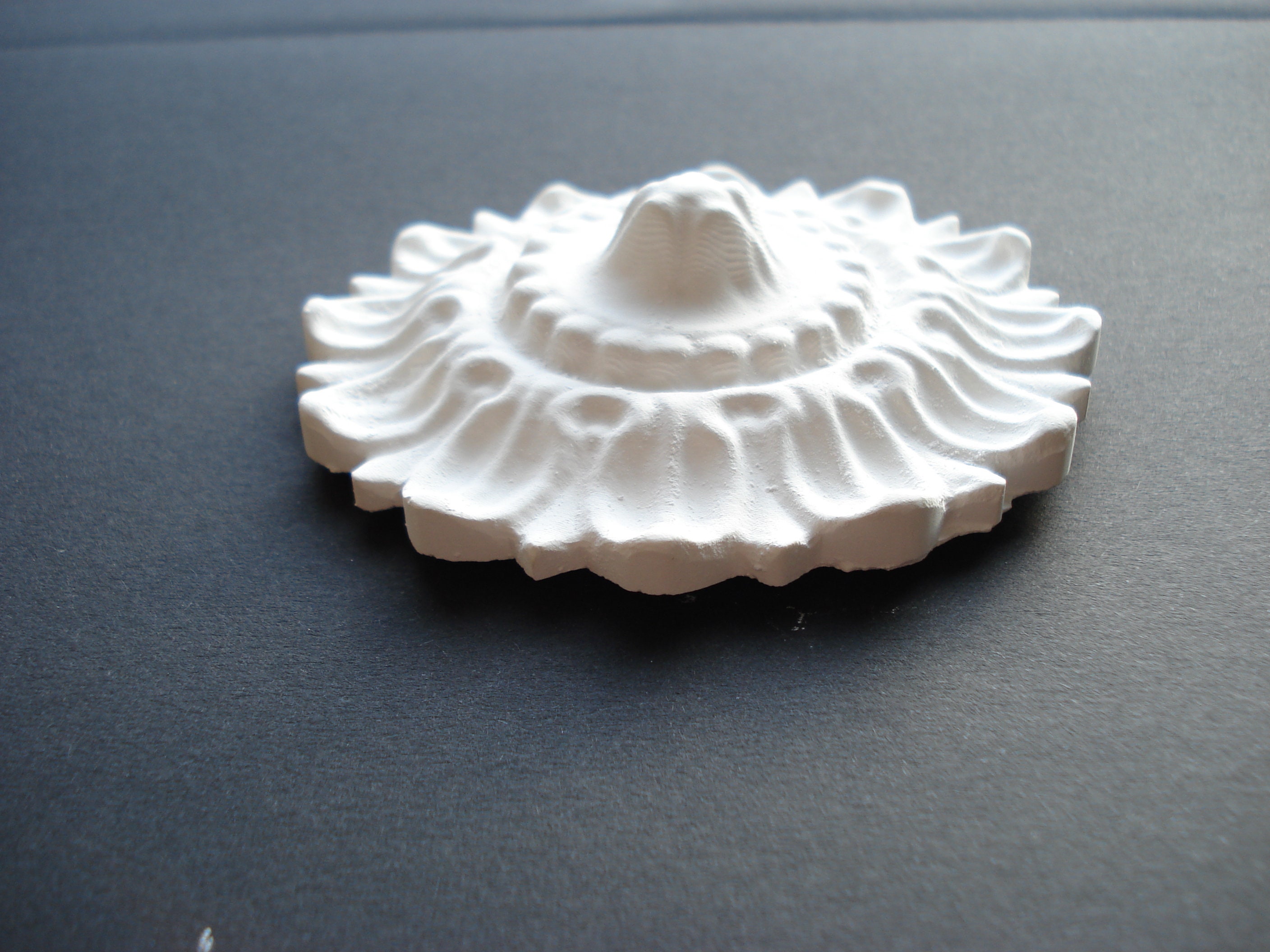 Plaster ornaments x 4 items Etsy