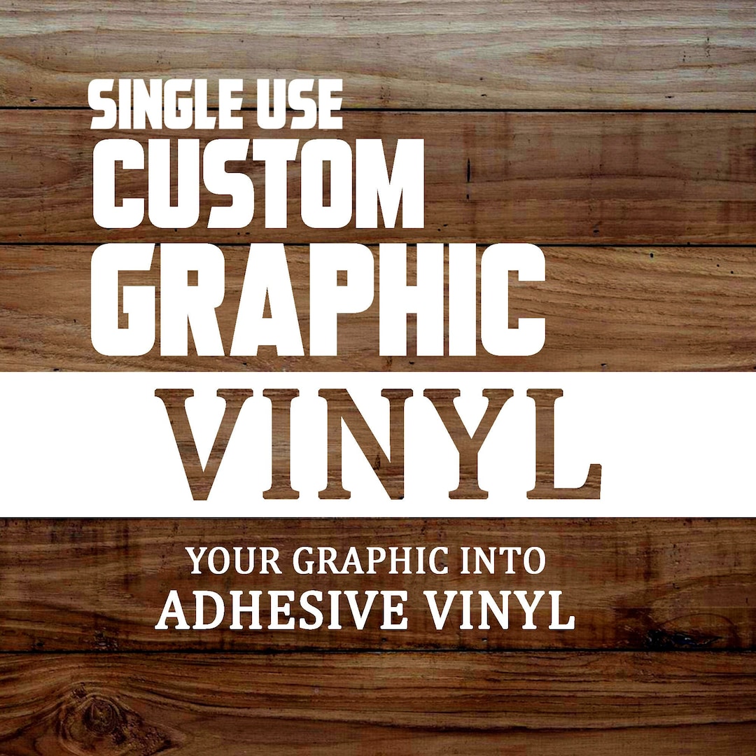 Custom Graphic Vinyl Decal Logo Sticker Label Wedding Etsy