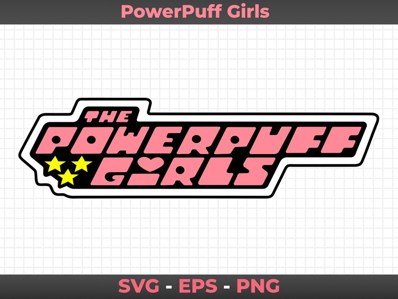 PowerPuff Girls / Graphic, Logo, Clipart, SVG, EPS, PNG image 1