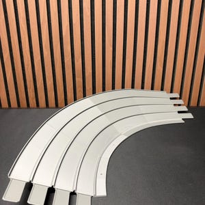 4 Lane 90 deg Banked Curve