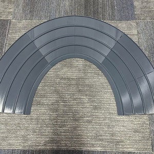 4 Lane 180 deg Banked Curve - As Seen on Races and Fun - Hot Wheels Track Compatible