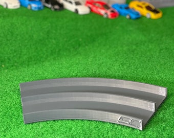 45 deg Flat Curve -  Hot Wheels Track Compatible