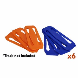 Connettore per pista a corsia singola - Compatibile con la pista Hot Wheels