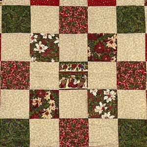 Christmas Dreams Homemade Quilt