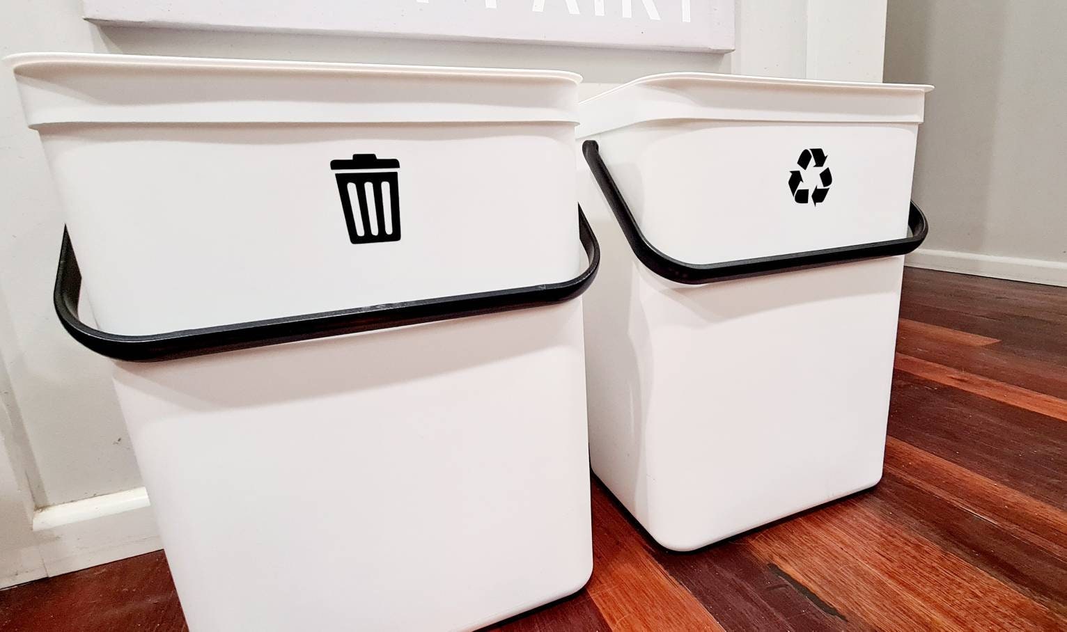 Recycle Rubbish Bin Decal Set Labels Stickers Bin Etsy Australia