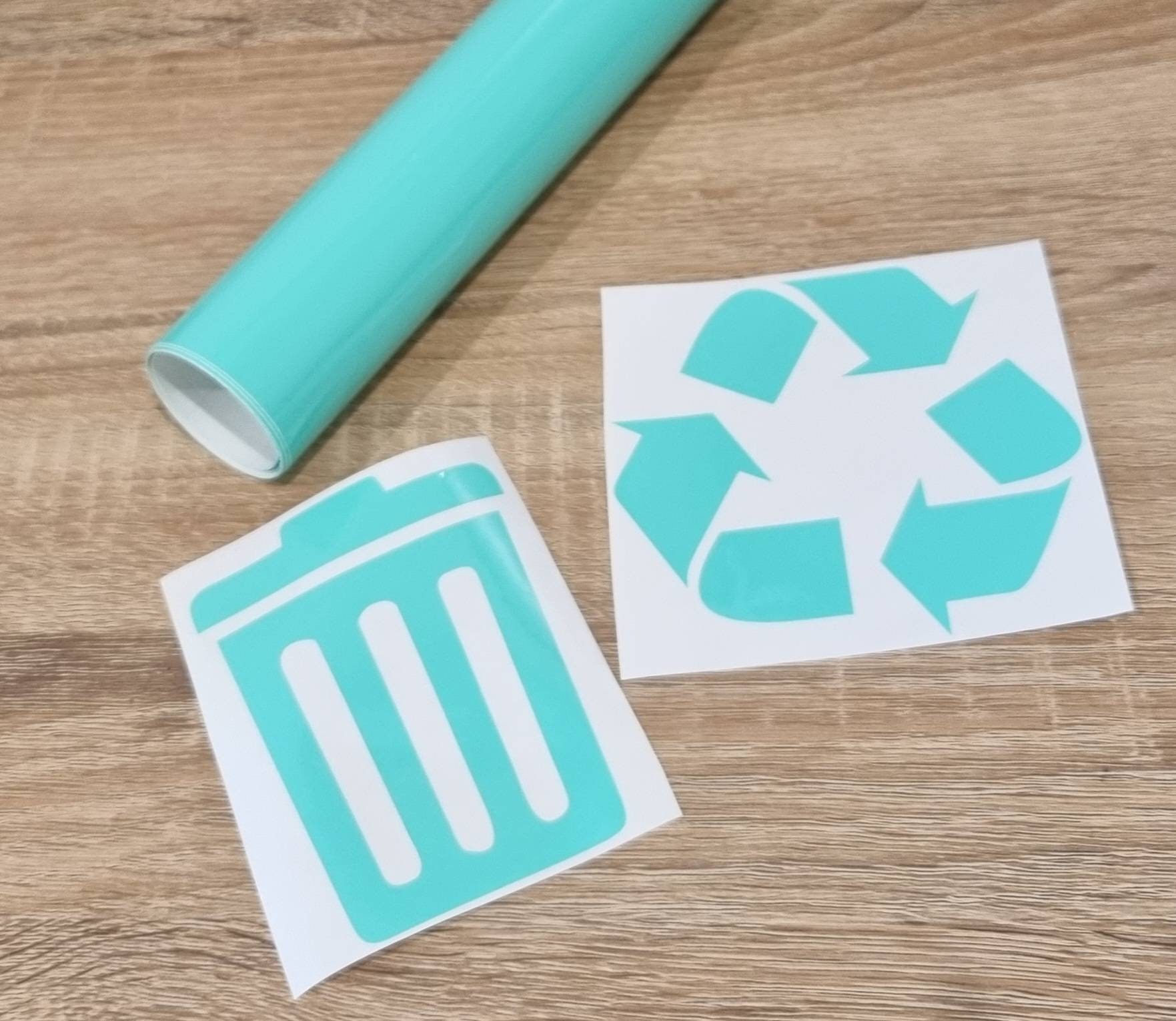 Recycle Rubbish Bin Decal Set Labels Stickers Bin Etsy Australia