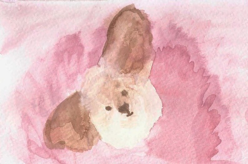 Cotton Candy Puppy Print image 1